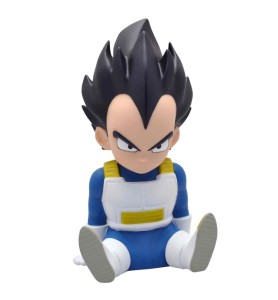 Figura Hucha Plastoy Vegeta Sentado Chibi 15 Cm Pvc Dragon Ball