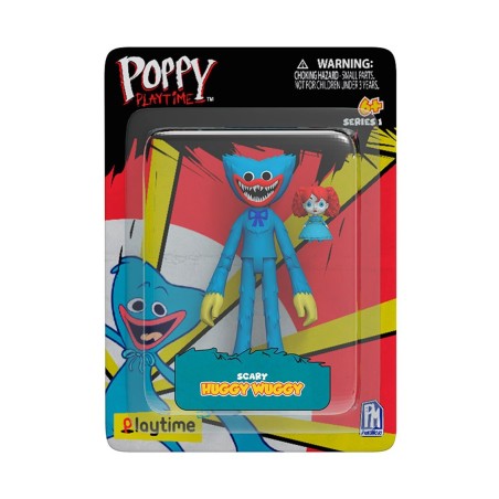 Figura Poppy Playtime 13cm -  Huggy Wuggy Smiling