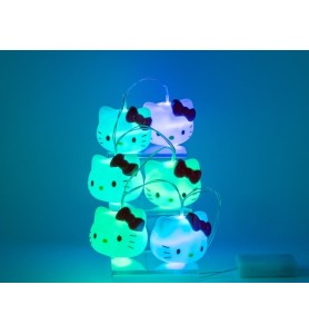 Guirnalda Luminosa Teknofun Madcow Entertainment Hello Kitty 1.20 M