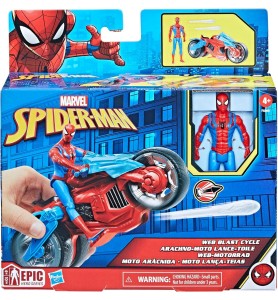 Figura Hasbro Marvel Spider Man Moto Arácnida