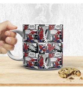 Taza Xl Paladone Spider - Man Página De Comic