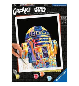 Kit Para Pintar Con Números Ravensburger Creart Serie Trend C Polygon Star Wars: R2d2