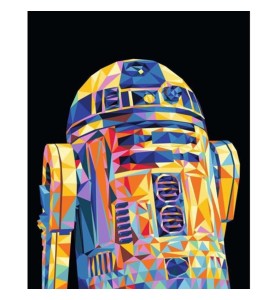 Kit Para Pintar Con Números Ravensburger Creart Serie Trend C Polygon Star Wars: R2d2