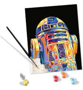 Kit Para Pintar Con Números Ravensburger Creart Serie Trend C Polygon Star Wars: R2d2