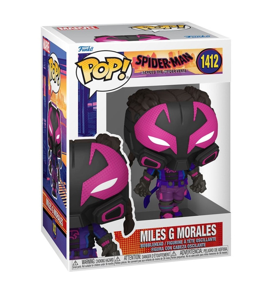 Funko Pop Marvel Spider - Man Across The Spider - Verse Miles G Morales