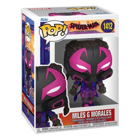 Funko Pop Marvel Spider - Man Across The Spider - Verse Miles G Morales