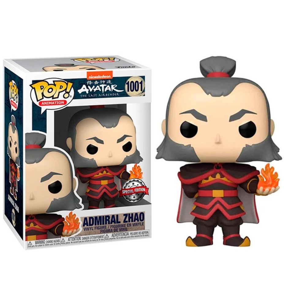 Funko Pop Animacion Avatar The Last Airbender La Leyenda De Aang Admiral Zhao Con Bola De Fuego Edicion Especial 56965