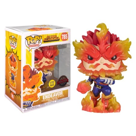 Funko Pop My Hero Academia Endeavor Brillo En La Oscuridad Exclusivo 49672