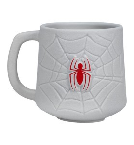 Taza 3d Paladone Marvel Telaraña Y Logo Spider - Man 350 Ml