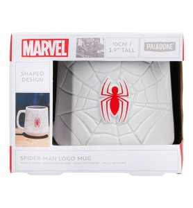 Taza 3d Paladone Marvel Telaraña Y Logo Spider - Man 350 Ml