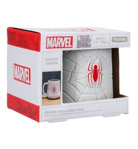 Taza 3d Paladone Marvel Telaraña Y Logo Spider - Man 350 Ml