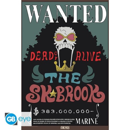 Póster Gb Eye Chibi One Piece Wanted Brook Wano