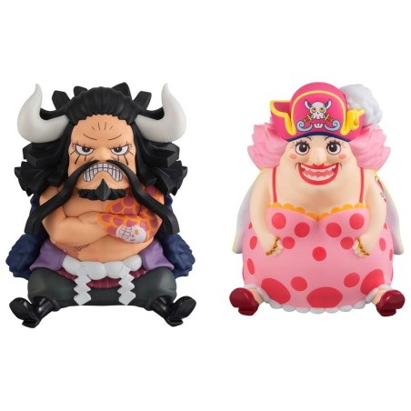 Set Figuras Megahouse Lookup One Piece Kaido The Beast & Big Mom