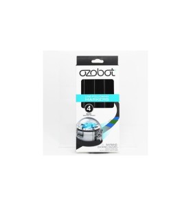 Rotuladores Marcadores Ozobot Lavables Negro Pack 4 Unidades