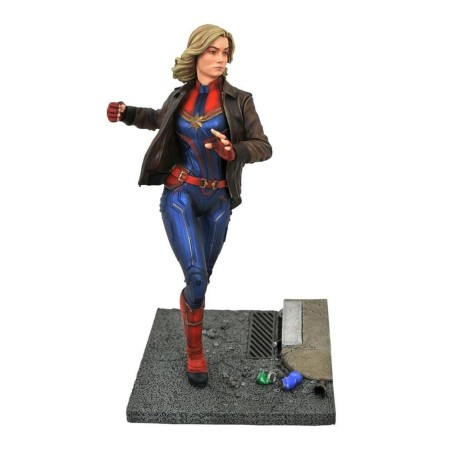 Figura Diamond Collection Marvel Capitana Marvel Estatua Resina 28 Cm Movie Premier Collection