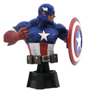 Figura Busto Diamond Select Toys Marvel Animado Capitan America Escala 1 - 7 Resina