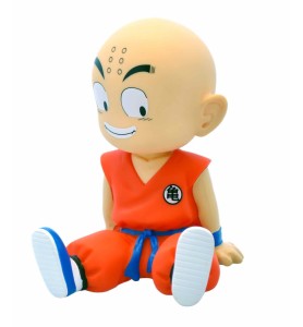 Figura Hucha Plastoy Dragon Ball Krilin Sentado