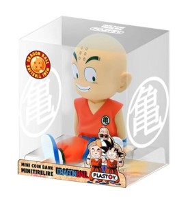 Figura Hucha Plastoy Dragon Ball Krilin Sentado