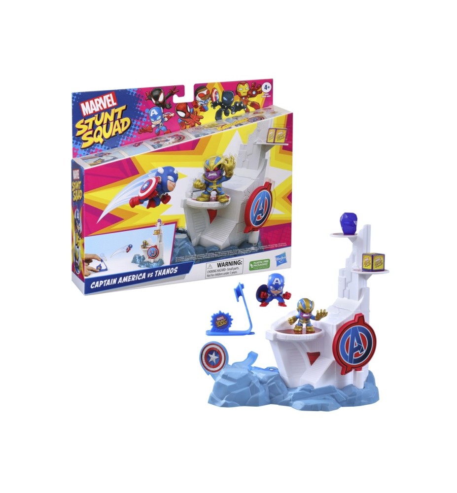 Set De Juego Hasbro Marvel Stunt Squad Tower Smash