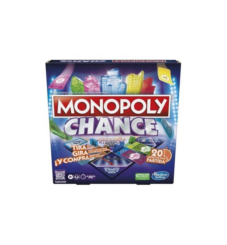 Juego De Mesa Hasbro Monopoly Chance Español