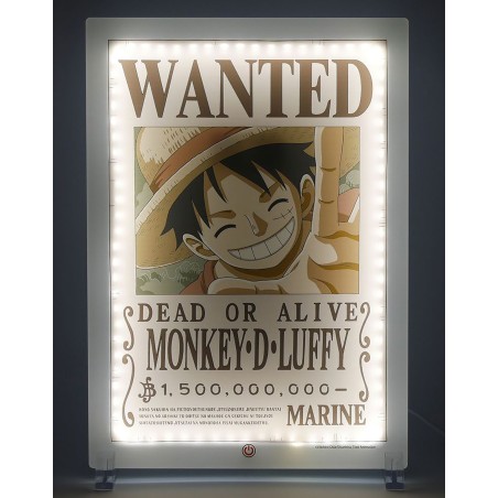 Lámpara Led Neon Teknofun Madcow Entertainment Wanted One Piece Luffy 40 Cm