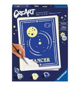 Kit Para Pintar Con Números Ravensburger Creart Serie Trend D Zodiac: Cancer