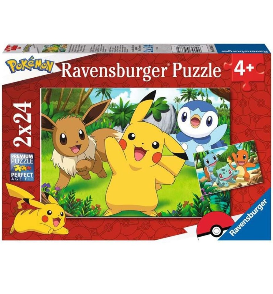 Puzzle Ravensburger Pokémon 2x24 4+