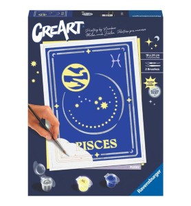 Kit Para Pintar Con Números Ravensburger Creart Serie Trend D Zodiac: Piscis