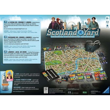 Juego De Mesa Ravensburger Scotland Yard Refresh 40º