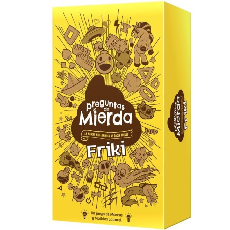 Juego De Mesa Asmodee Preguntas De Mierda Friki Pegi 16