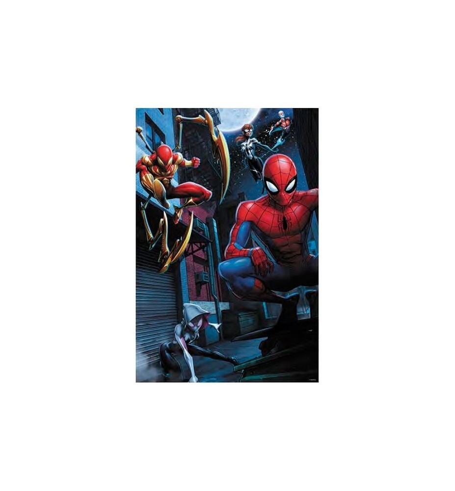 Puzzle Lenticular Prime 3d Marvel Spiderman Nuevo Universo 200 Piezas