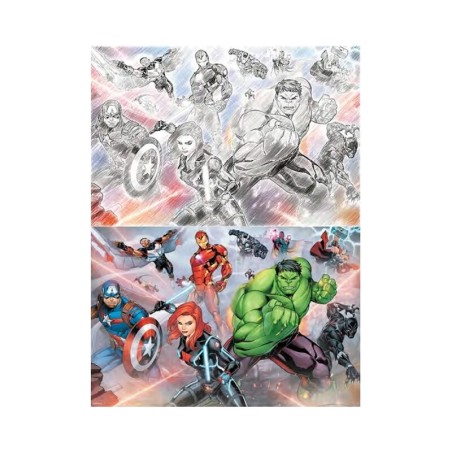 Puzzle Para Rascar Prime 3d Marvel 150 Piezas