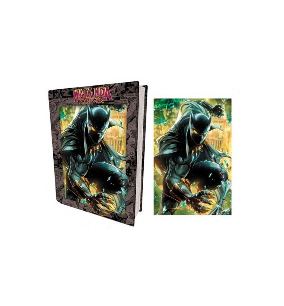 Puzzle Libro Lenticular Prime 3d Marvel Wakanda Forever 300 Piezas