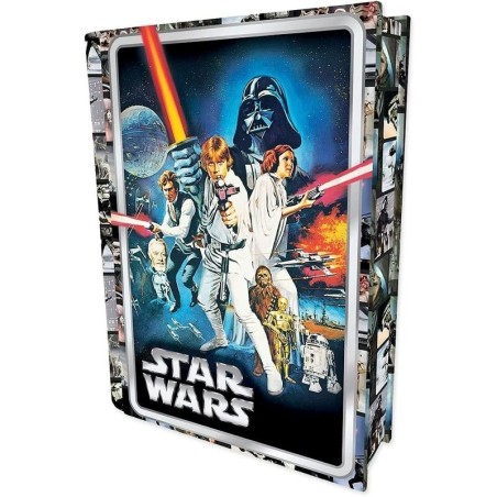 Puzzle Libro Lenticular Prime 3d Star Wars Póster De Cartelera 300 Piezas