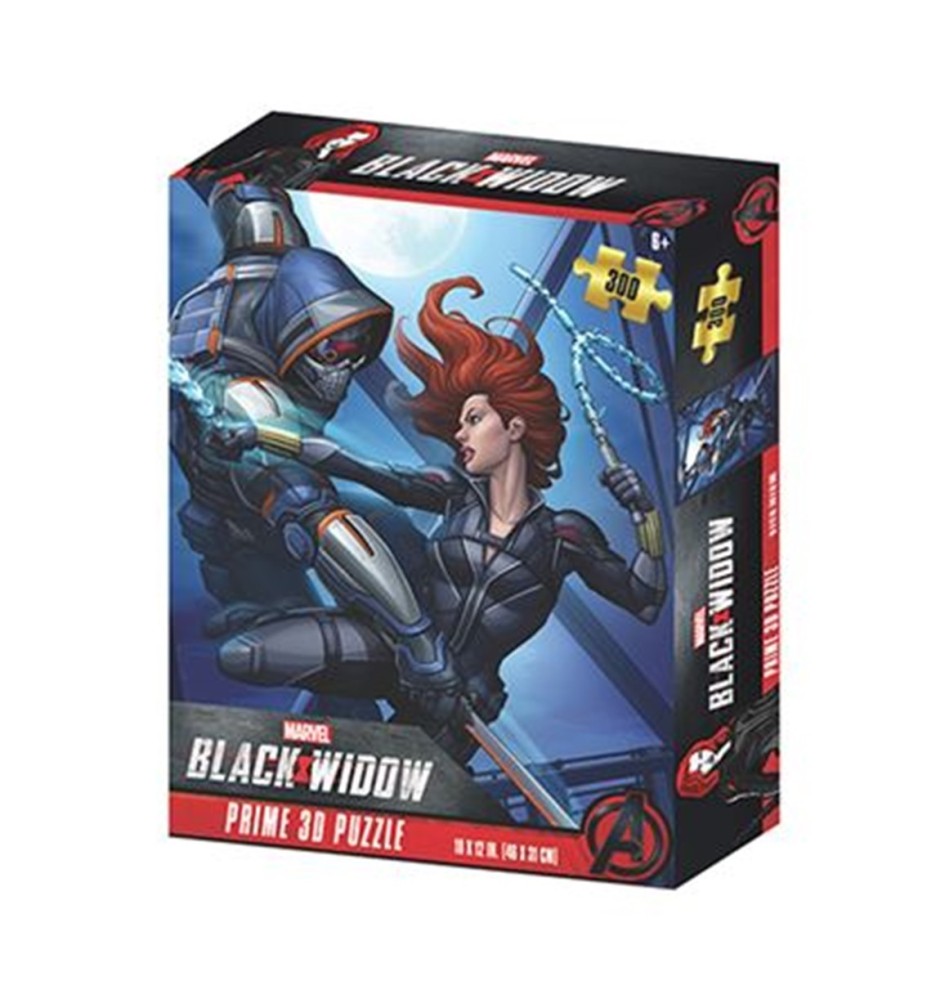 Puzzle Lenticular Prime 3d Marvel Black Widow Y Taskmaster 200 Piezas