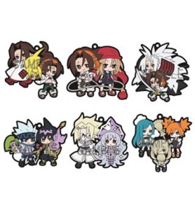 Accesorio De Colgante Llavero Megahouse Rubber Mascot Shaman King Set De 6