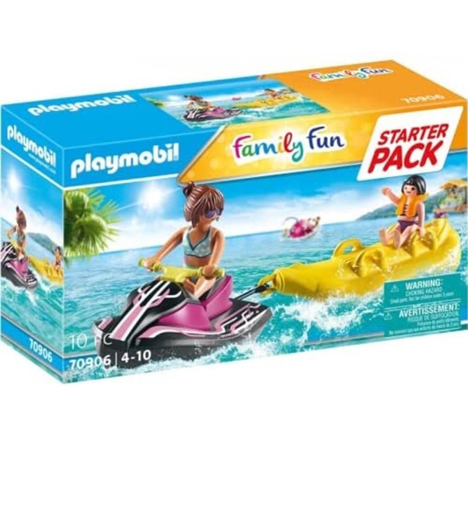 Playmobil Starter Pack Moto De Agua Con Bote Banana