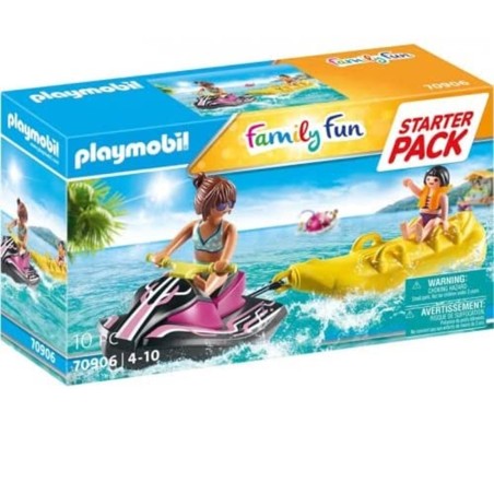 Playmobil Starter Pack Moto De Agua Con Bote Banana