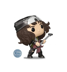 Funko Pop Series Tv Stranger Things Eddie Con Guitarra Efecto Metalico Exclusivo 1462