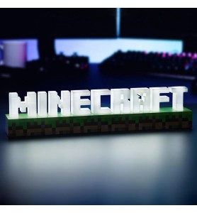 Lámpara Paladone Minecraft Logo