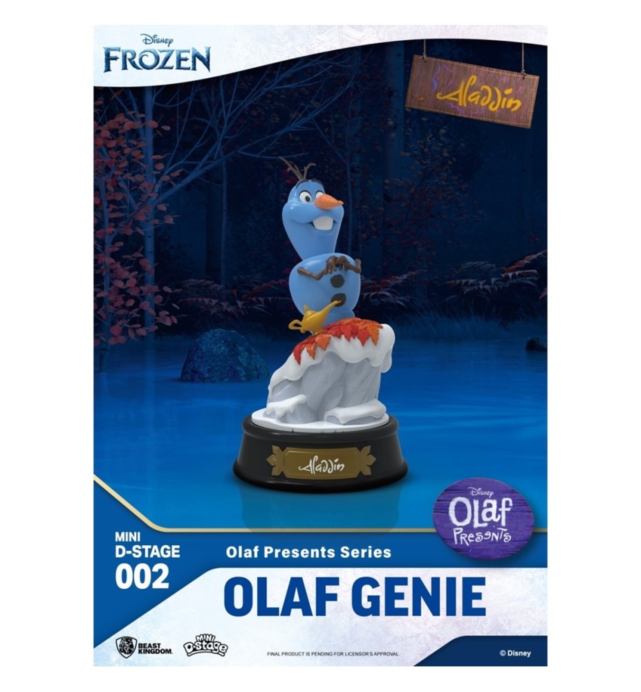 Figura Beast Kingdom Minidstage Disney Olaf Presenta Olaf Genio