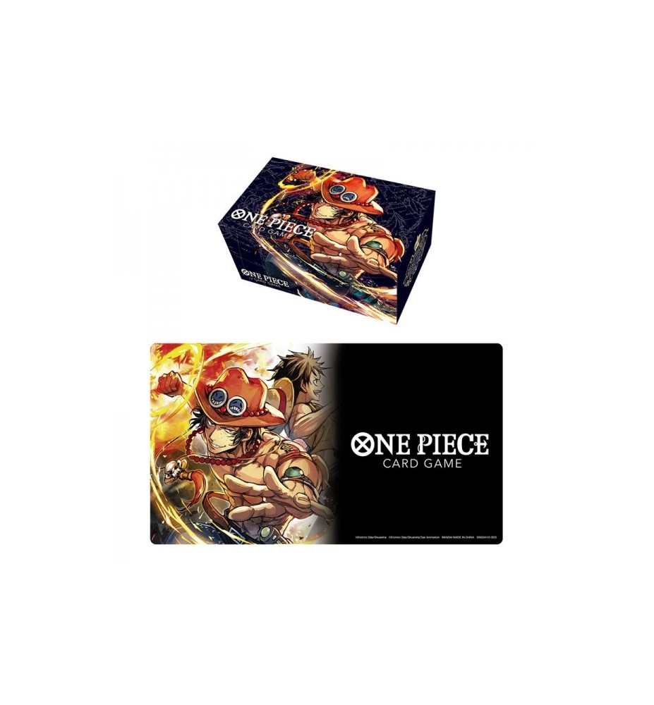 Tapete Y Caja De Almacenamiento One Piece Portgas D Ace