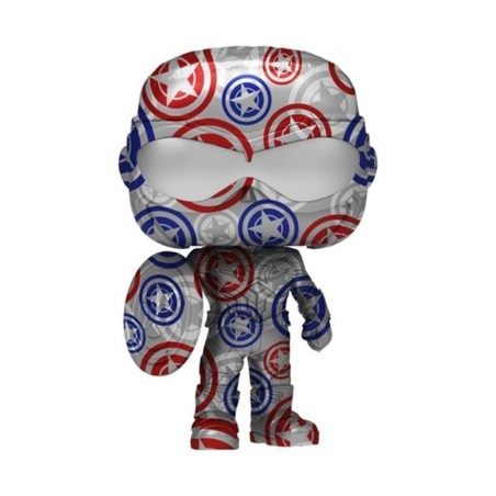 Funko Pop Marvel Falcon & The Winter Soldier Artist Series Patriotic Age Falcon Edicion Especial 56153