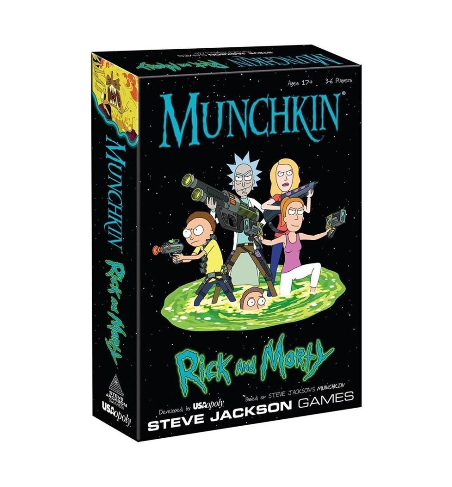 Juego De Mesa Munchkin Rick And Morty Edad Recomendada 17 Años Idioma Ingles