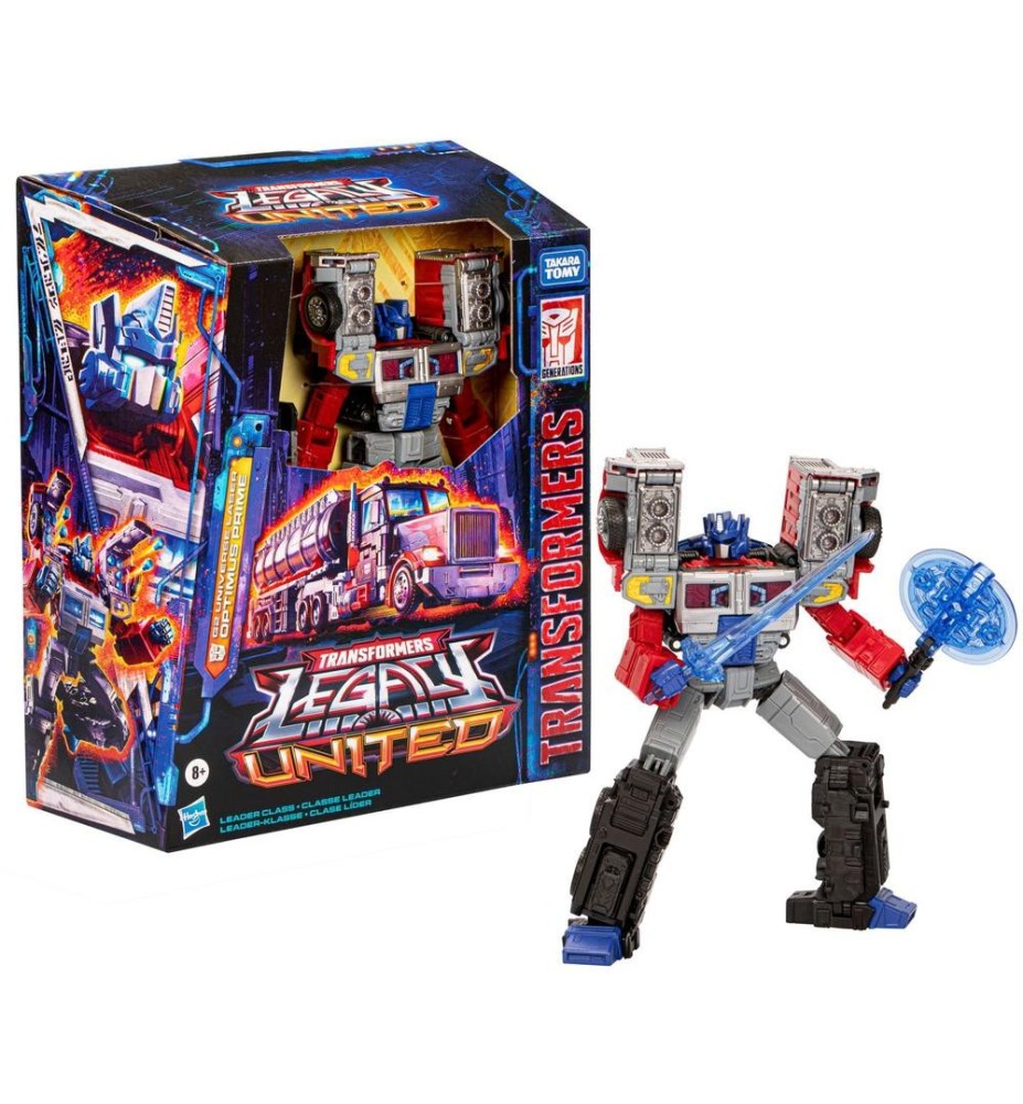 Figura Hasbro Transformers Legaly United Leader Class Optimus Prime