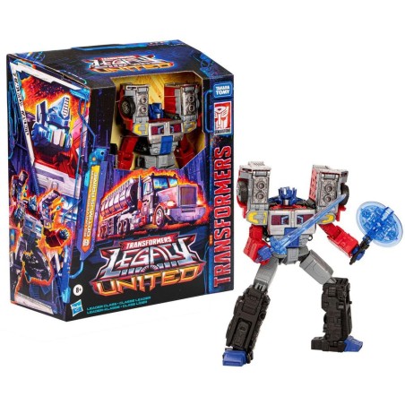 Figura Hasbro Transformers Legaly United Leader Class Optimus Prime