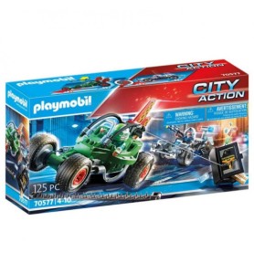 Playmobil Ciudad Kart Policial Persecucion Ladron De Caja Fuerte