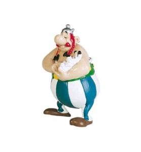 Figura Plastoy Asterix & Obelix Obelix Con Idefix Pvc 12 Cm