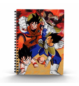 Libreta Efecto 3d Goku Vs Vegeta Dragon Ball Z