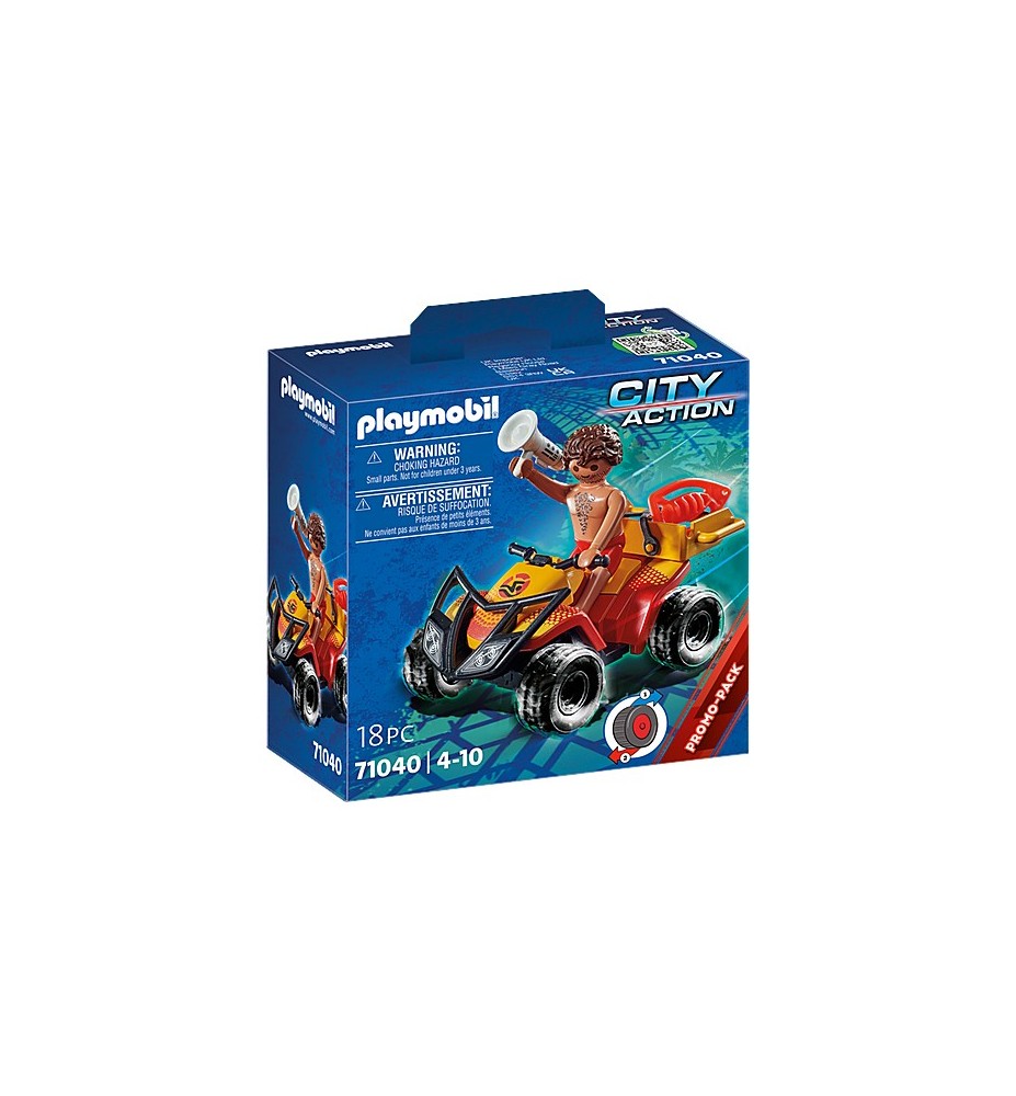 Playmobil City Action Quad De Rescate